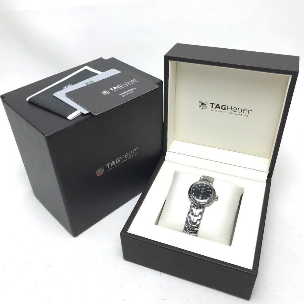 Auth TAG HEUER WAT1410.BA0954 Link date 11PDiamond Women's Wristwatch